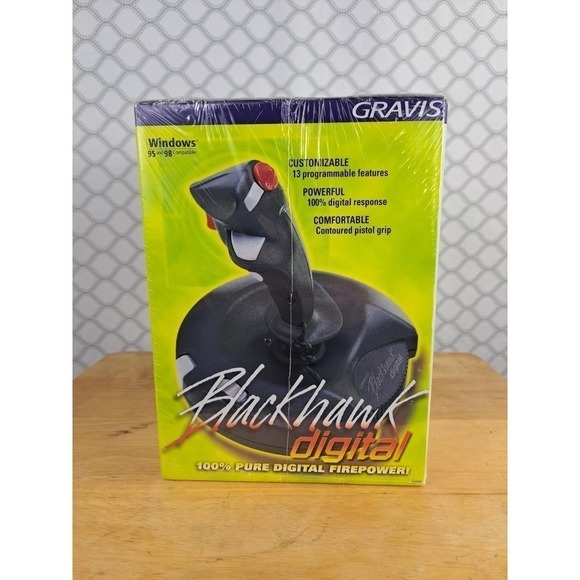 Gravis Blackhawk digital PC windows 95 & 98 new in box gaming joystick - Picture 2 of 5